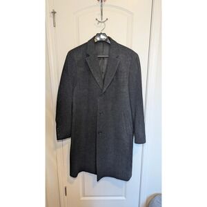 Ralph Lauren - Men's Grey Wolf Wool Overcoat -‎ 42 R
